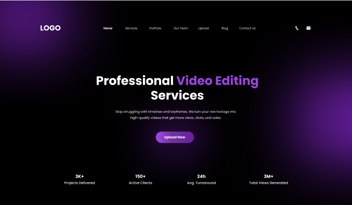 Filipino Video Editor website screenshot